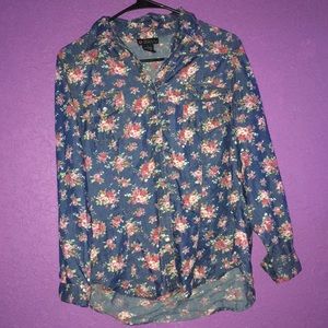 Vintage floral button up